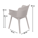 CADEIRA MORGAN PP FENDI COM ALMOFADA