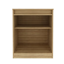 Balcão para Escritório com Chave ME4149 Amêndoa