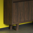 Balcão para Escritório com 3 portas ME4120 Rústico