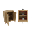 Balcão para Escritório com 2 Portas e 1 Prateleira ME4103 Amêndoa