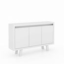 Balcão para Escritório com 3 portas ME4120 Branco