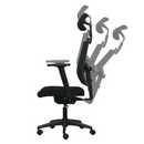 CADEIRA GARDENIA GIR ALTA TELA PRETA