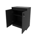 Balcão para Escritório com Chave ME4149 Preto