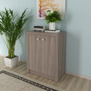 Balcão para Escritório com 2 Portas e 1 Prateleira ME4103 Carvalho