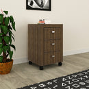 Gaveteiro com Rodízio ME4108 Nogal