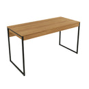 Mesa para Escritório ME4156 Amêndoa/Preto
