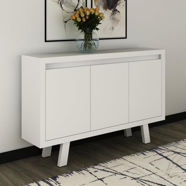 Balcão para Escritório com 3 portas ME4120 Branco