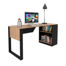Mesa para escritório Me4182 Amêndoa/Preto