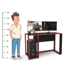 MESA SINGAPURA MDP PRETO FF BORDA VERMELHO