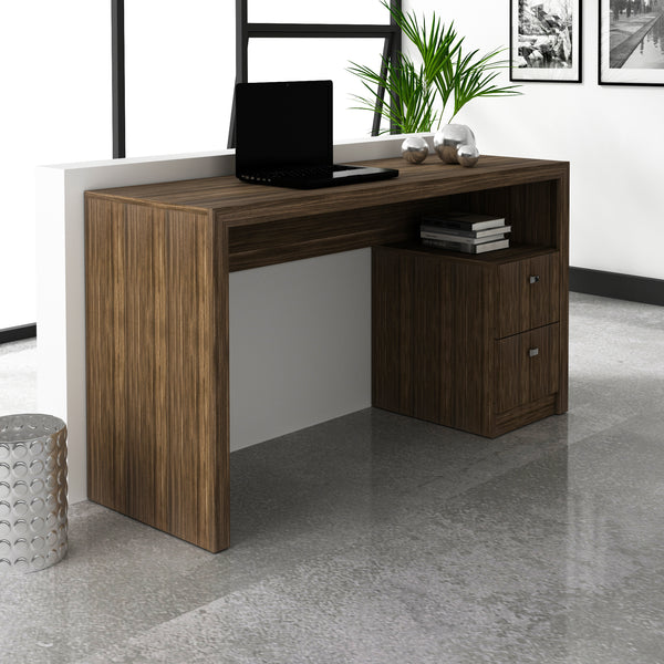 Mesa para Escritório com 2 gavetas ME4130 Carvalho