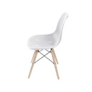 CADEIRA PARIS PP VZ BRANCA BASE MADEIRA