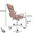 CADEIRA ESTELA GIR ALTA CORINO CARAMELO