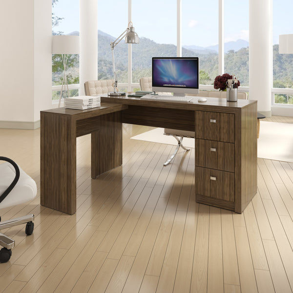 Mesa para Escritório ME4101 Nogal