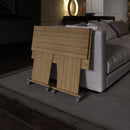 Mesa para Escritório com Rodizio ME4117 Amêndoa