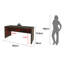 Mesa para Escritório 163cm ME4109 Rústico