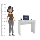 MESA LIBERDADE MDP BRANCO UV LISO BENFACIL