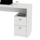 Mesa para Escritório com 2 gavetas ME4129 Branco
