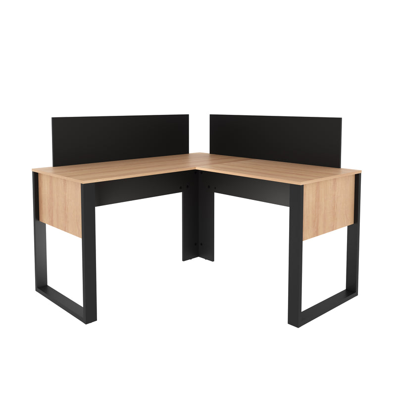 Painel Dividor de Mesa 110cm ME4183 Preto