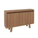 Balcão para Escritório com 3 portas ME4120 Amêndoa