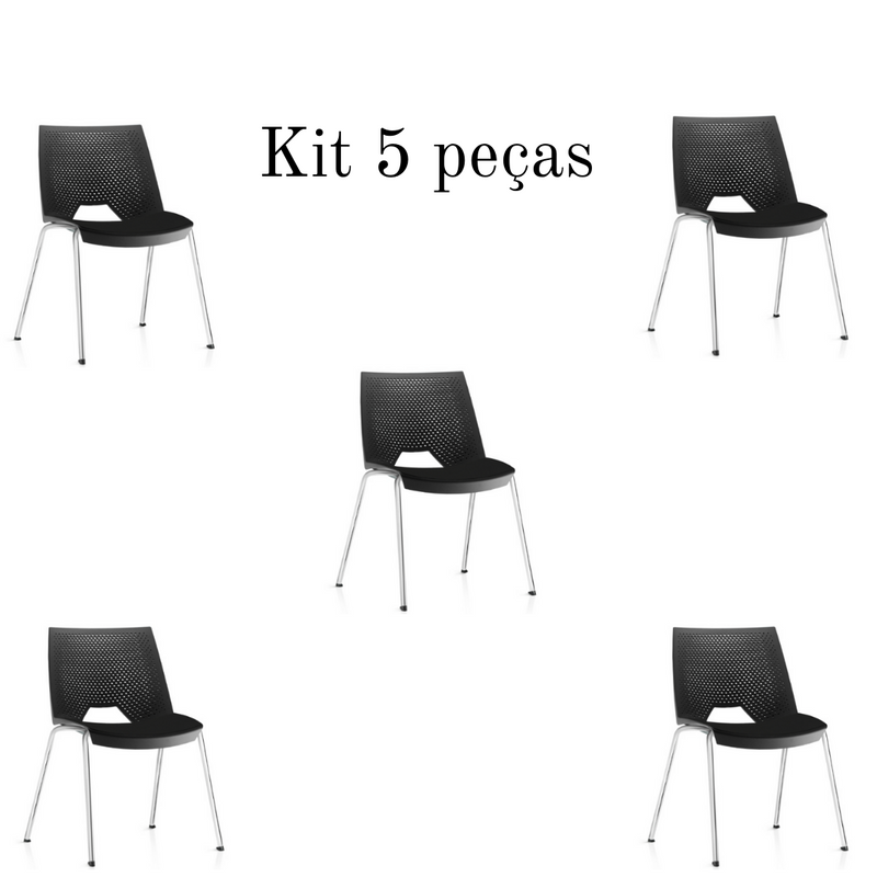 Kit 05 Cadeiras Fiza Striker