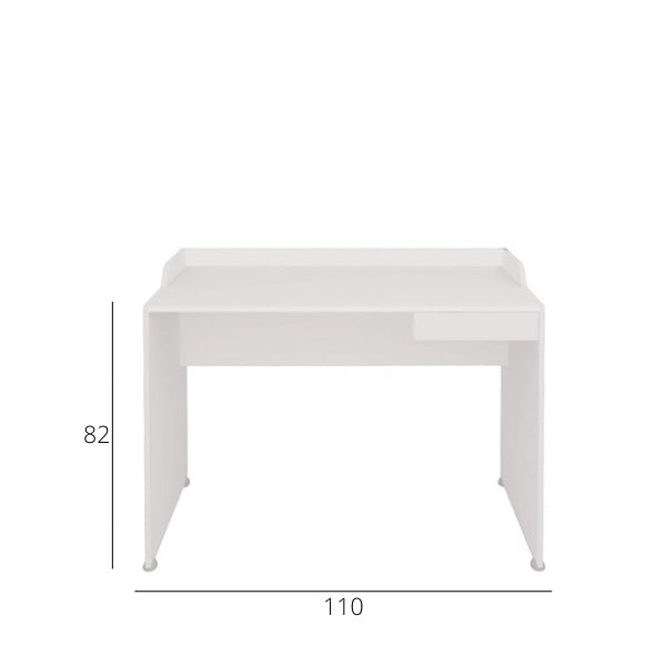 Escrivaninha slim II 1,13m x 60cm branco